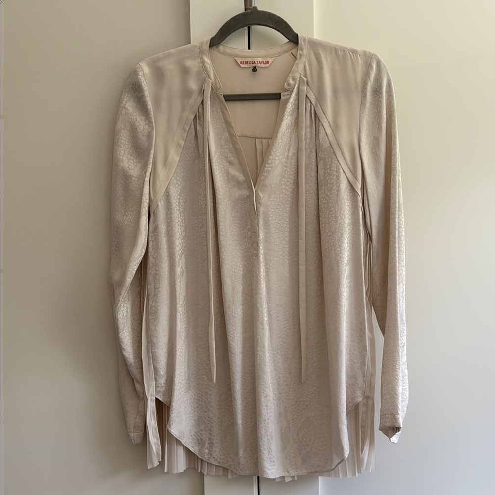 Rebecca Taylor Cream Women's Top